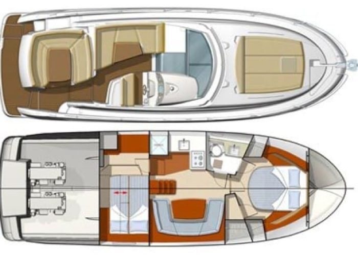Plan - JEANNEAU Prestige 38 S
